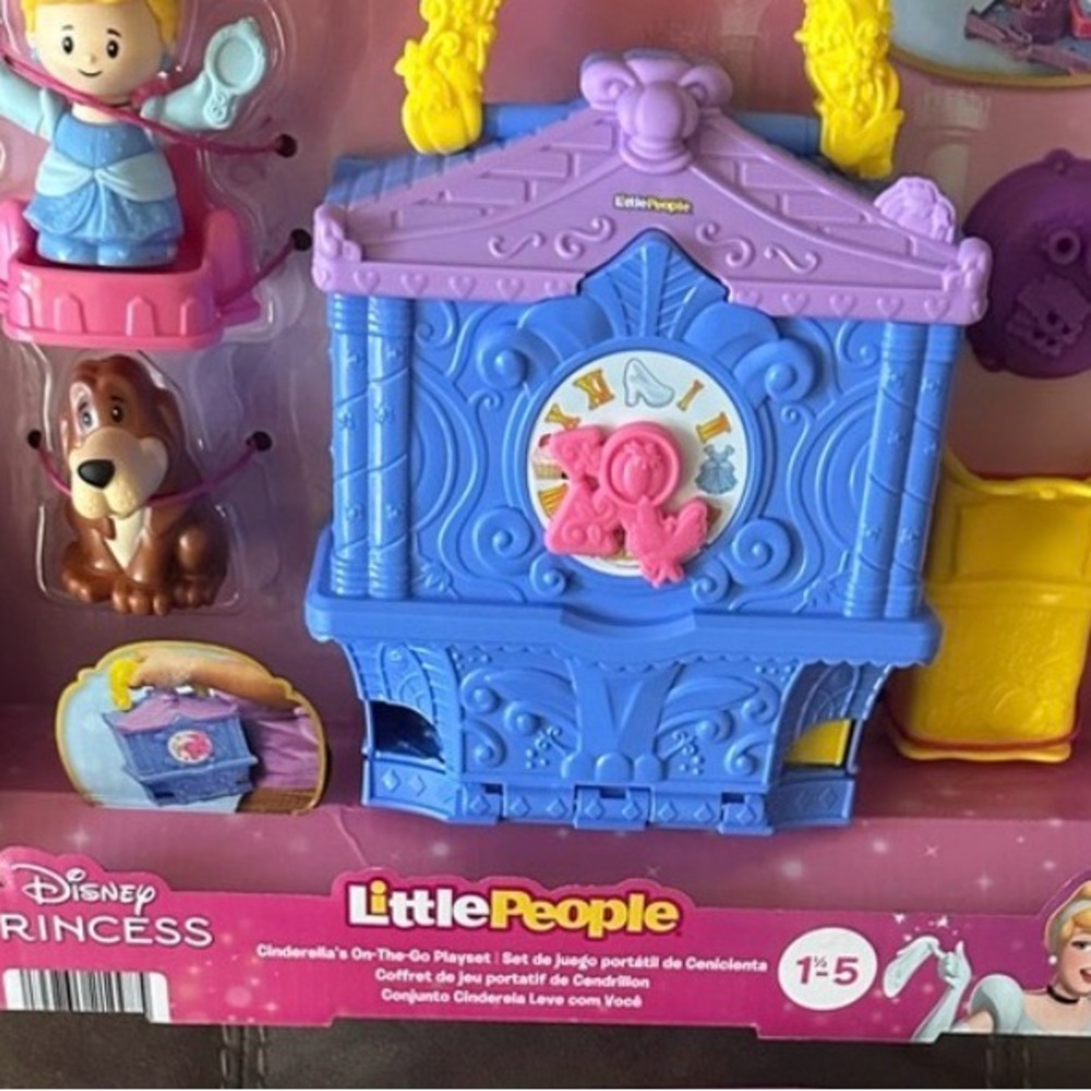 Disney Little People Cinderella Playset - Blue and Purple